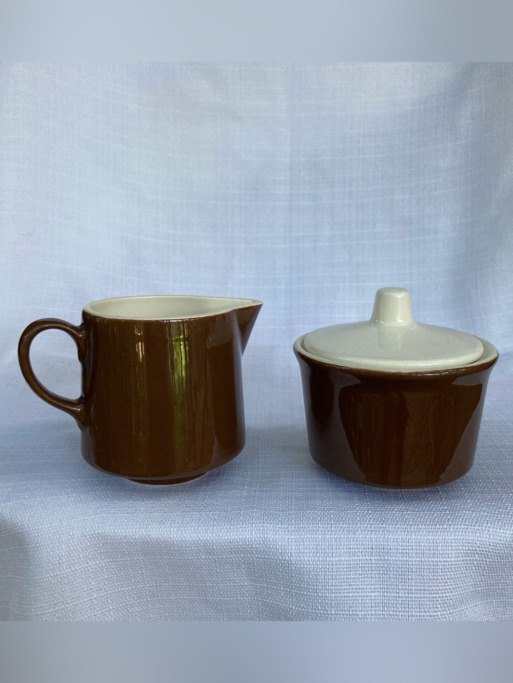 Vintage MCM Royal China (USA) Creamer & Sugar Bowl Set!